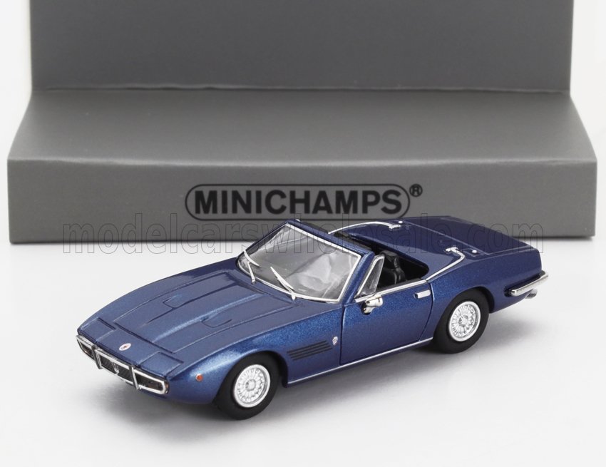 1:87 MASERATI Ghibli Spider Cabriolet Open (1969), Blue - 870123032