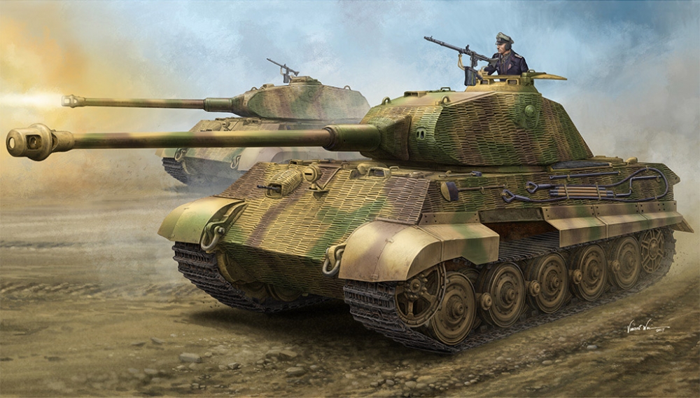 1:35 Сборная модель Немецкий танк Tiger King «Porsche» - 84530