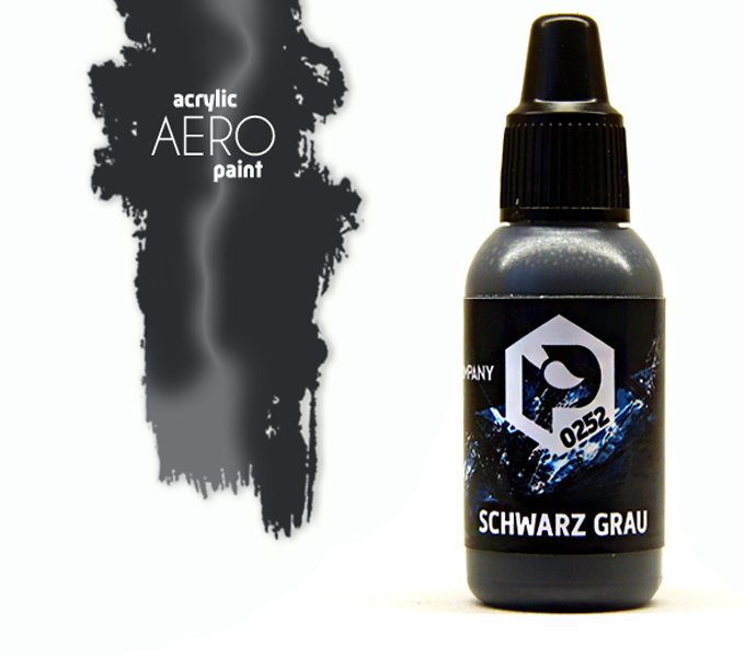 Краска для аэрографии SCHWARZ GRAU - арт.0252