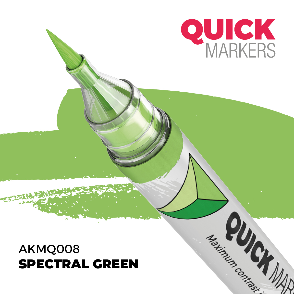 Маркер QUICK MARKER - Спектрально-зелёный / Spectral Green - AKMQ008