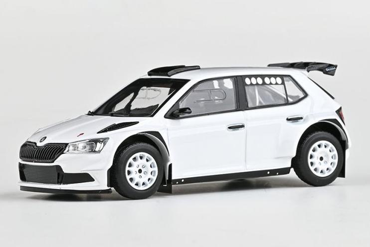 1:43 SKODA Fabia III FL Rally2 Evo (2019), white - 606EG