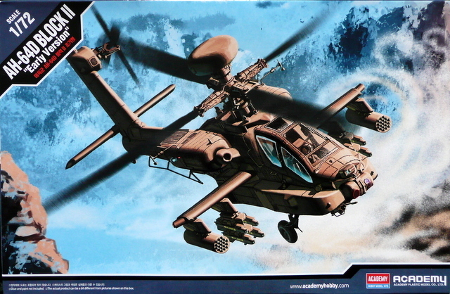 1:72 Сборная модель Вертолет AH-64D 'Апач' - 12514