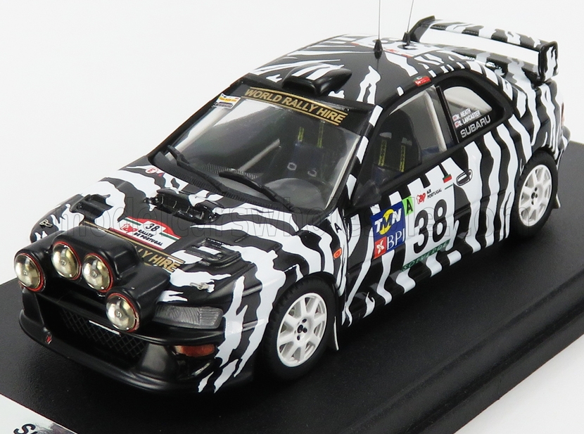1:43 SUBARU Impreza Wrc №38 Rally Of Portugal (2001) N.heath - S.lancaster, White Black - TRRAL098