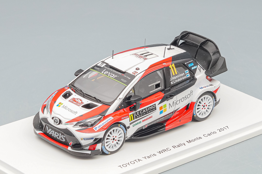 1:43 TOYOTA Yaris Hanninen Monte Carlo 2017, white - S5164-X1