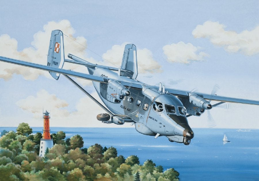1:144 Сборная модель Противолодочный самолет M-28V Bryza-1p bis - 14446