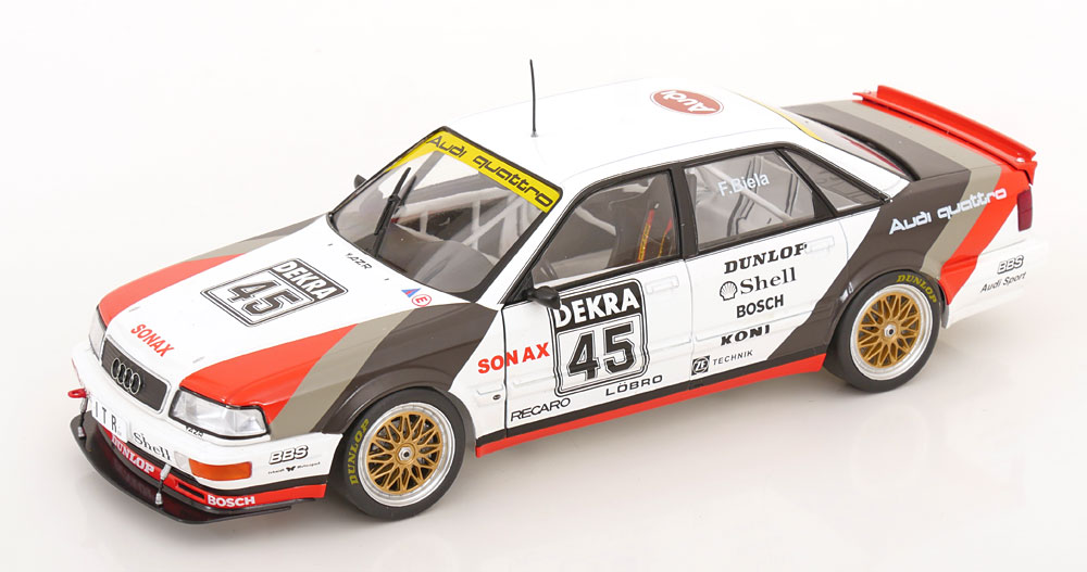 1:18 AUDI V8 Quattro DTM Champion, Biela (1991) - W1801508