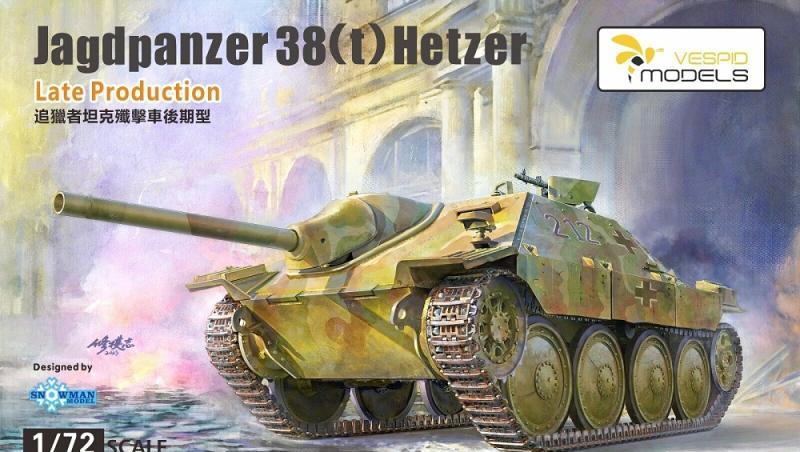 1:72 Сборная модель Jagdpanzer38(t)Hetzer Late - VS720021