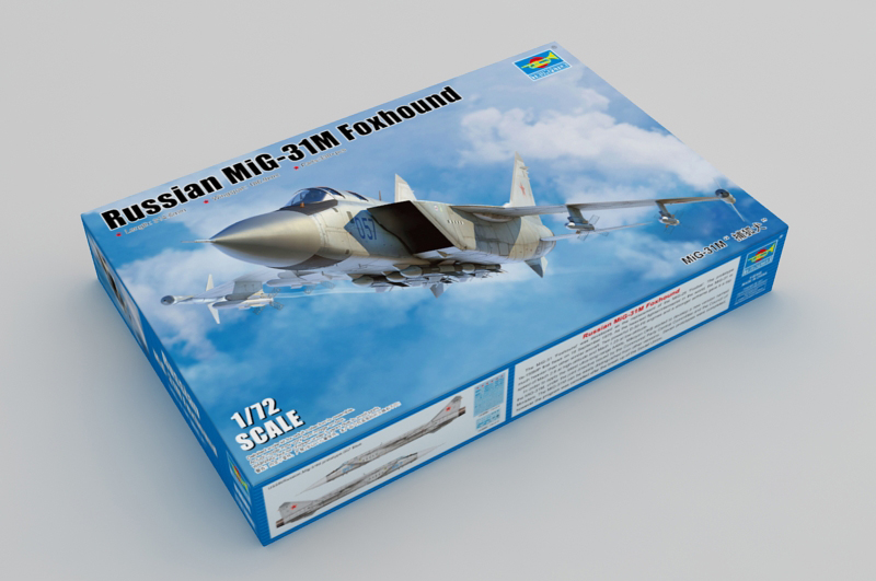 1:72 Сборная модель Советский истребитель-перехватчик Миг-31М (НАТО - Foxhound) - 01681