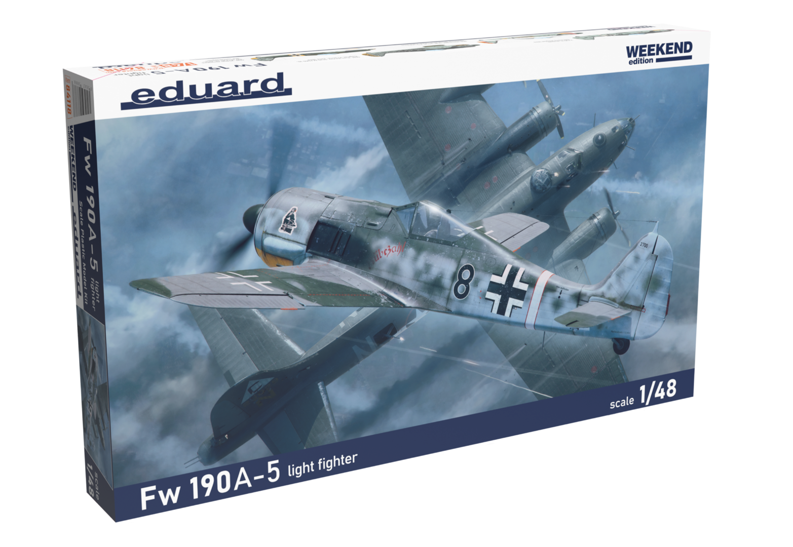 1:48 Сборная модель истребитель Fw 190A-5 Light Fighter - Weekend Edition - 84118
