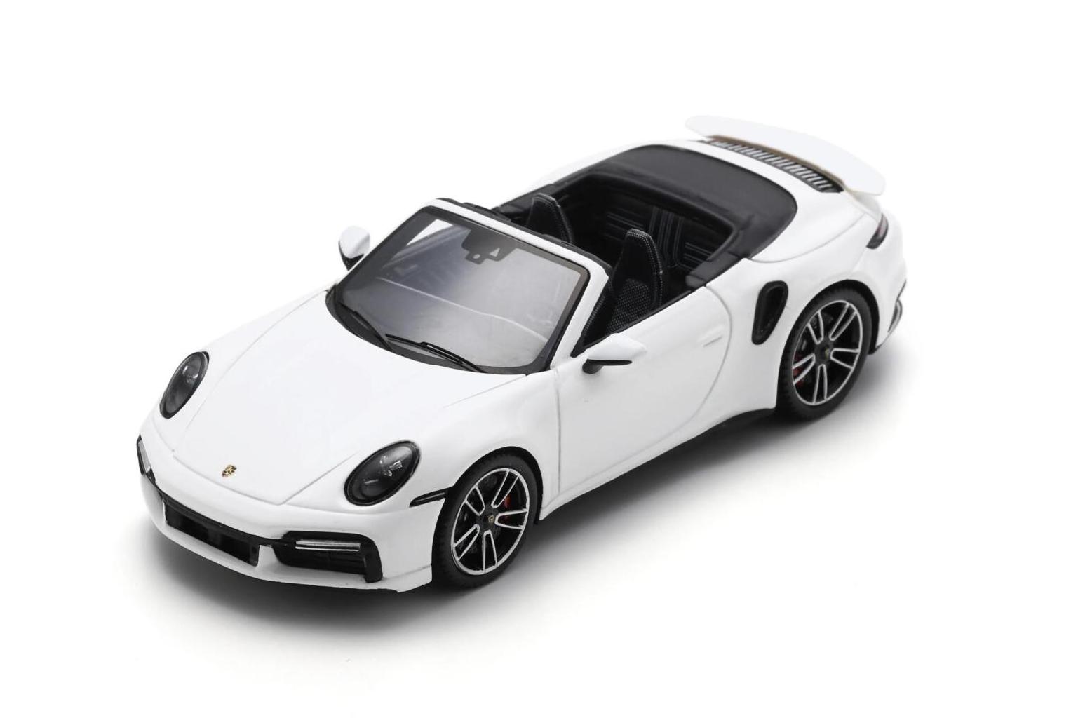 1:43 PORSCHE 911 992 TURBO S Cabriolet (2021), white - S8784