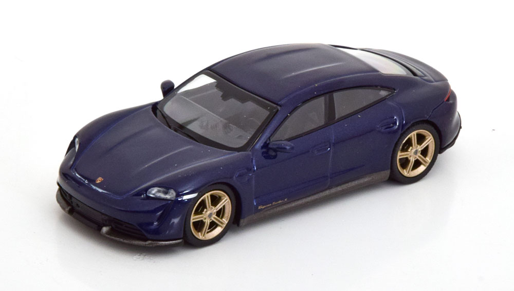 1:64 PORSCHE Taycan Turbo S, dark blue-metallic - MGT00339-L