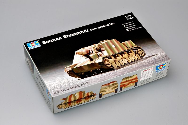 1:72 Сборная модель Немецкая САУ Brummbar позднего выпуска - 07212