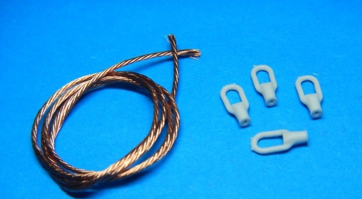 1:35 Буксировочные тросы Т-34, вариант №2, Сталинградский тракторный завод (СТЗ) - MG-0012