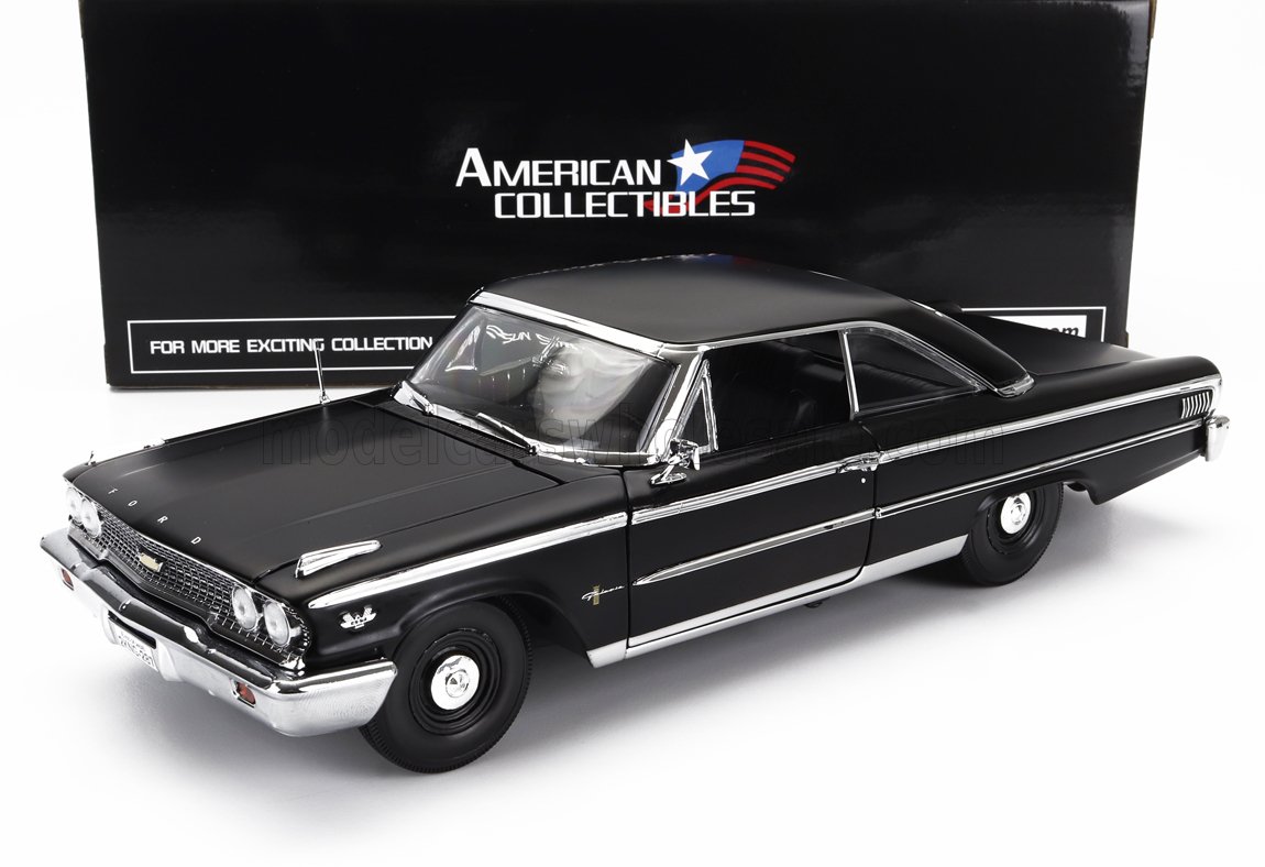 1:18 FORD Galaxie 500xl Hard-top Closed (1964), Black - 1475