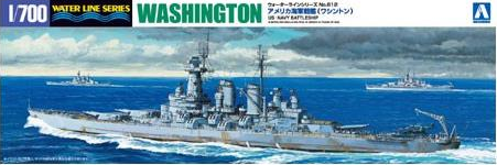 1:700 Сборная модель US NAVY BATTLESHIP WASHINGTON - 04601