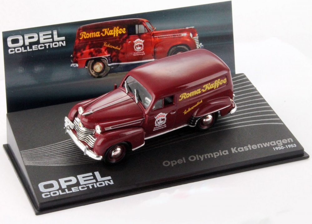 1:43 OPEL Olympia Kastenwagen 'Roma Caffee' (фургон) 1950-1953 - OP88