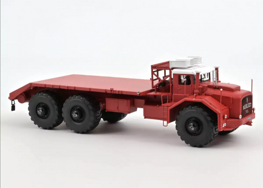 1:43 BERLIET T100 TRUCK 3-ASSI 1960, red - 690039