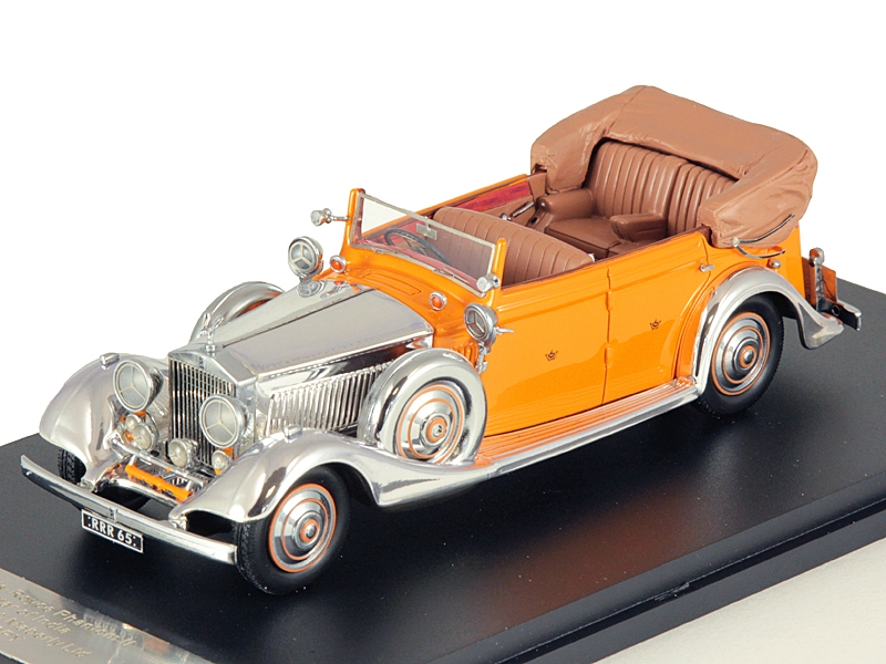 1:43 ROLLS ROYCE Phantom II Star of India Thrupp Maberly Ltd 188PY (1934), orange chrome - NEO45409