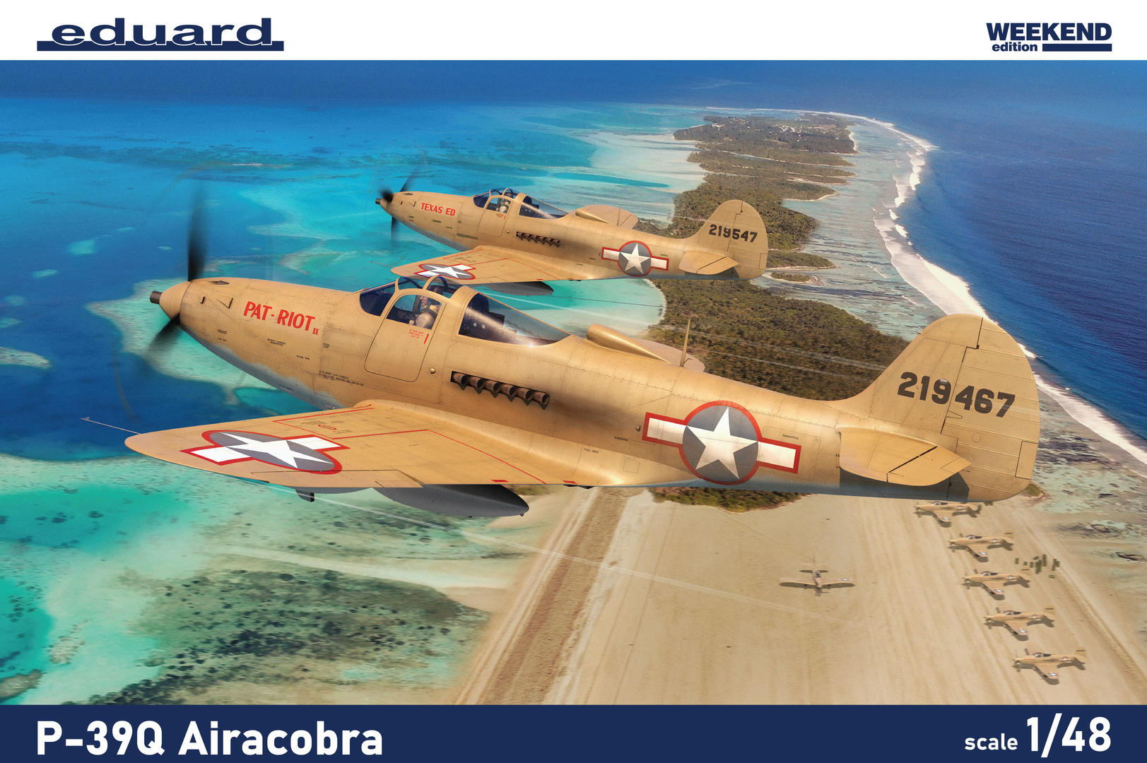 1:48 Сборная модель Самолет P-39Q Airacobra - 8470