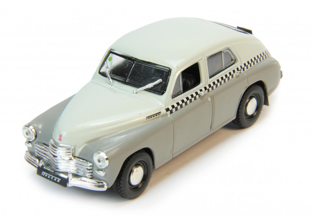 1:43 Горький М20 Такси, Автолегенды СССР 185, серый - AL185