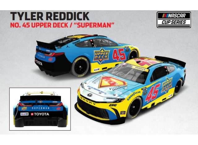 1:24 TOYOTA Camry XSE #45 Tyler Reddick *Upper Deck/Superman*, various 2025 - C452522UPDTK