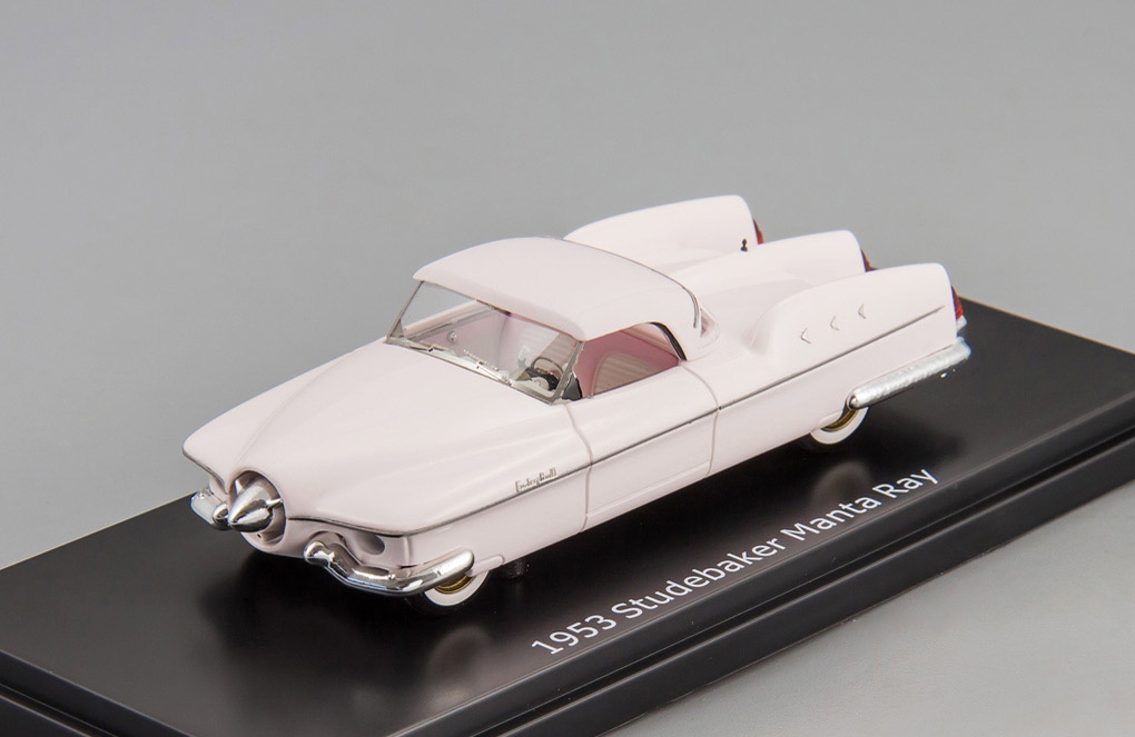 1:43 (Уценка!) STUDEBAKER Manta Ray top up (1953), light pink - EMUS43027B-Z1