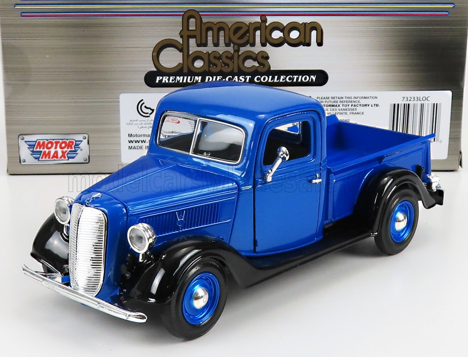 1:24 FORD Pick-up (1937), Blue Black - 73233B