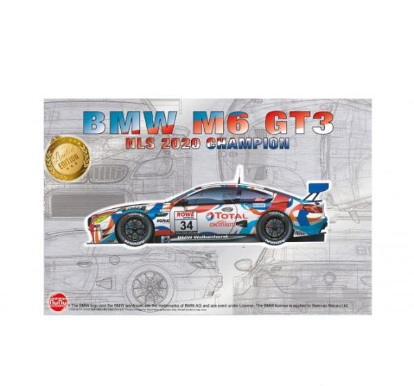 1:24 Сборная модель BMW M6 Gt3 2020 Nls Winner Car Model Kit - NU-24042