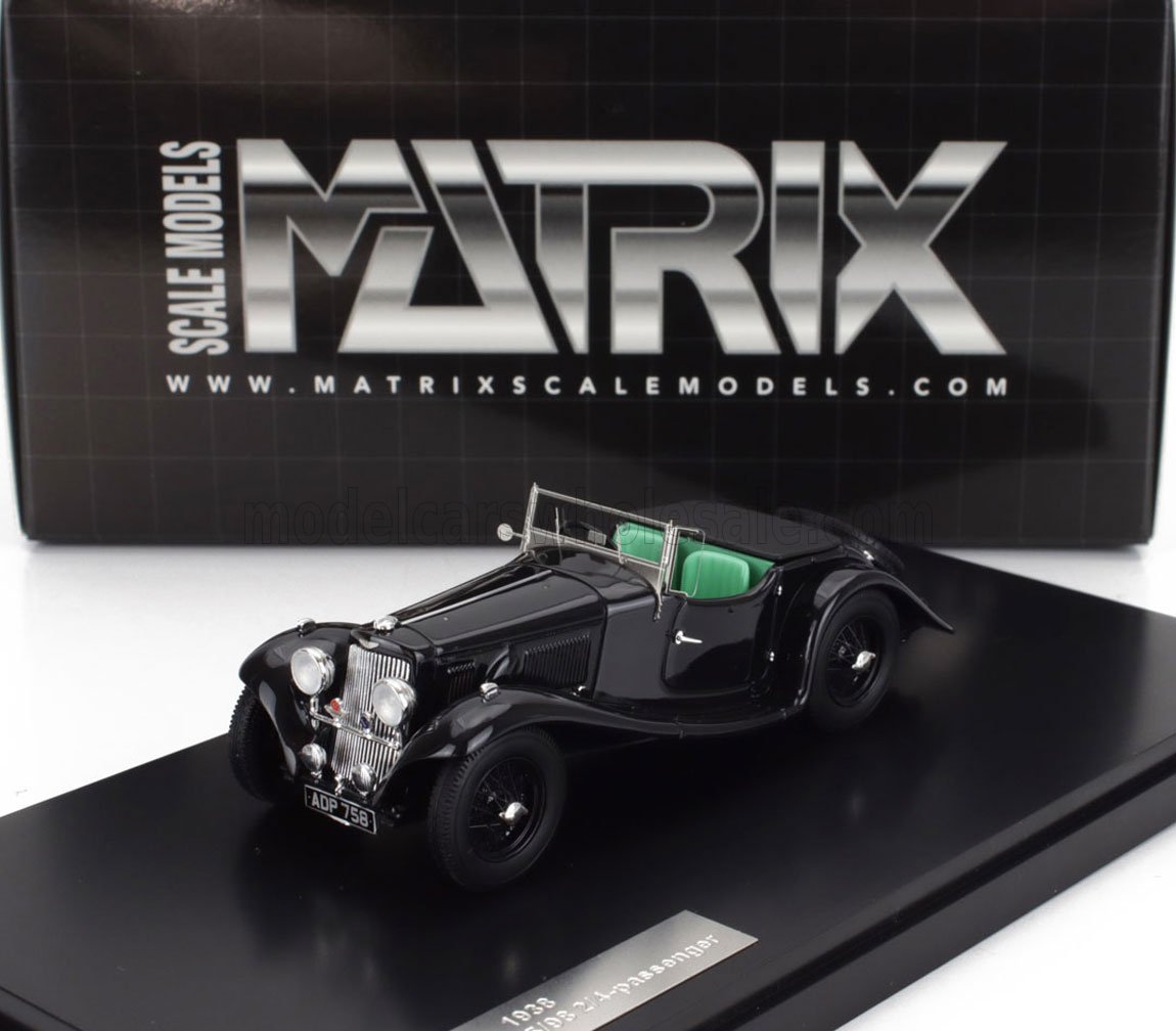 1:43 ASTON MARTIN 15/98 2-4 Seater Roadster Open (1938), Black - MX40108-173