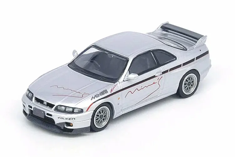 1:64 NISSAN GR-R (R33) *Tuned by Mine`s*, silver - IN64-R33-MINES-S