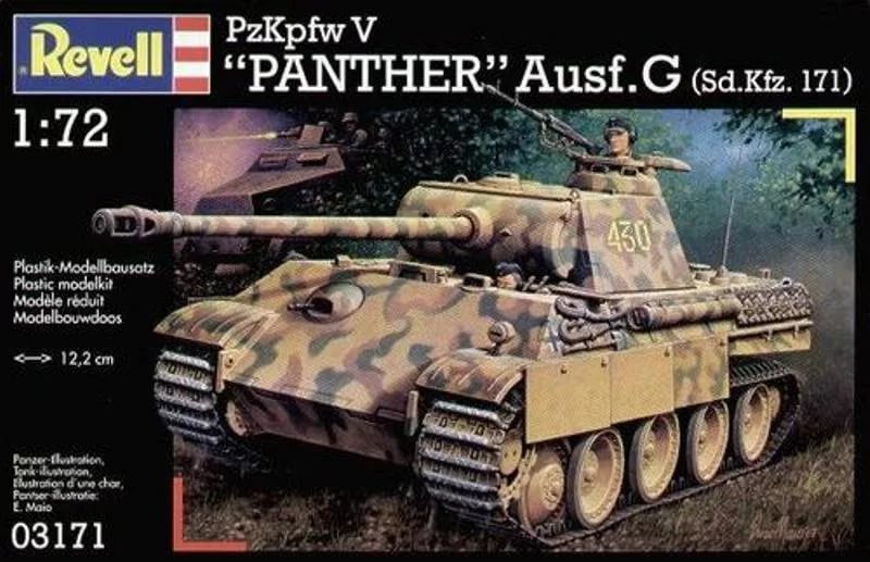 1:72 Сборная модель Немецкий средний танк Sd. Kfz. 171 Panther ausf.G - 03171