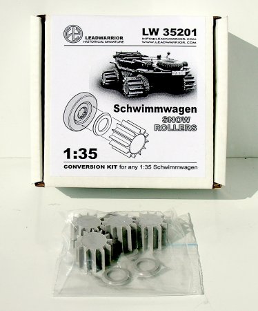1:35 SNOW ROLLERS for VOLKSWAGEN Schwimmwagen Typ 166 - 35201