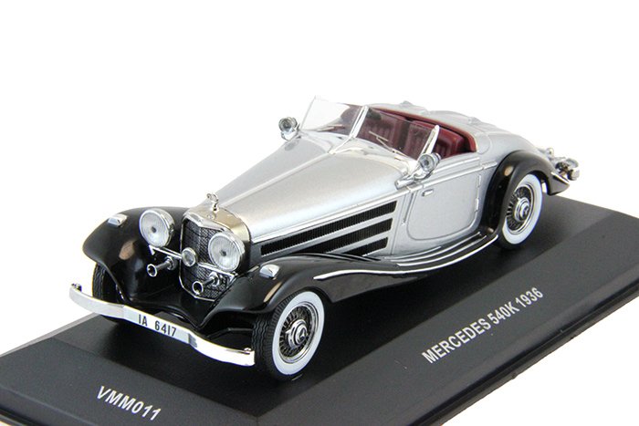 1:43 MERCEDES-BENZ 540K (1936), silver / black - VMM011