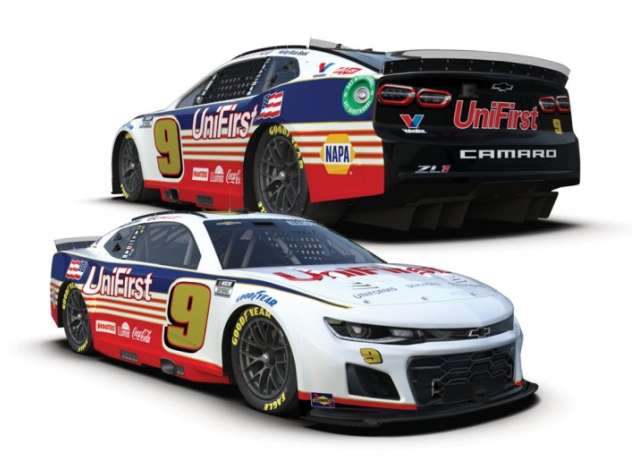 1:24 CHEVROLET #9 Chase Elliott *Unifirst*, white/blue/red 2024 - CX92423UTBCL