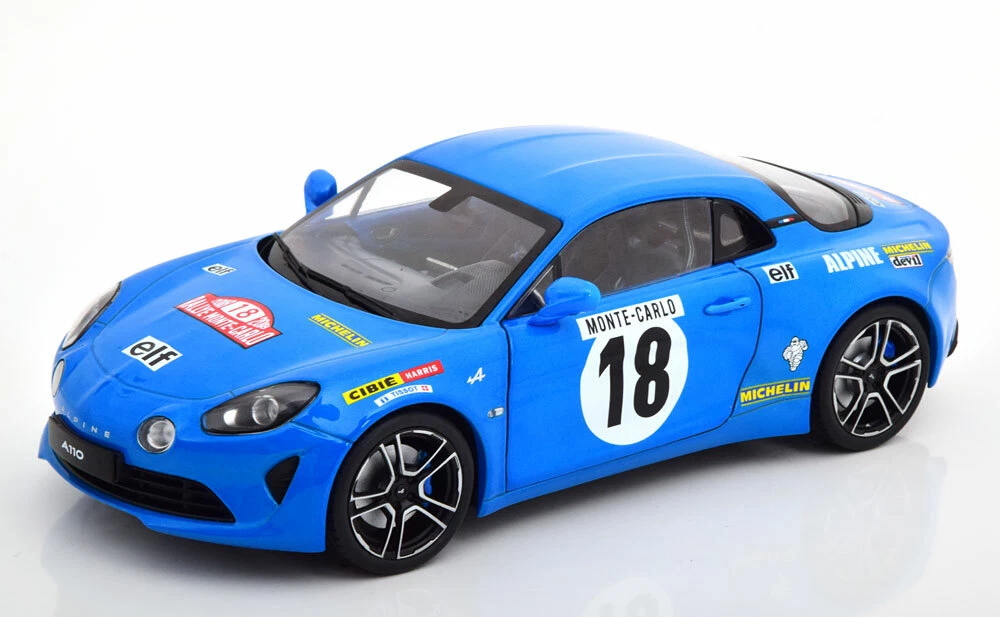 1:18 ALPINE A110 2018 #18, blue - S1801603