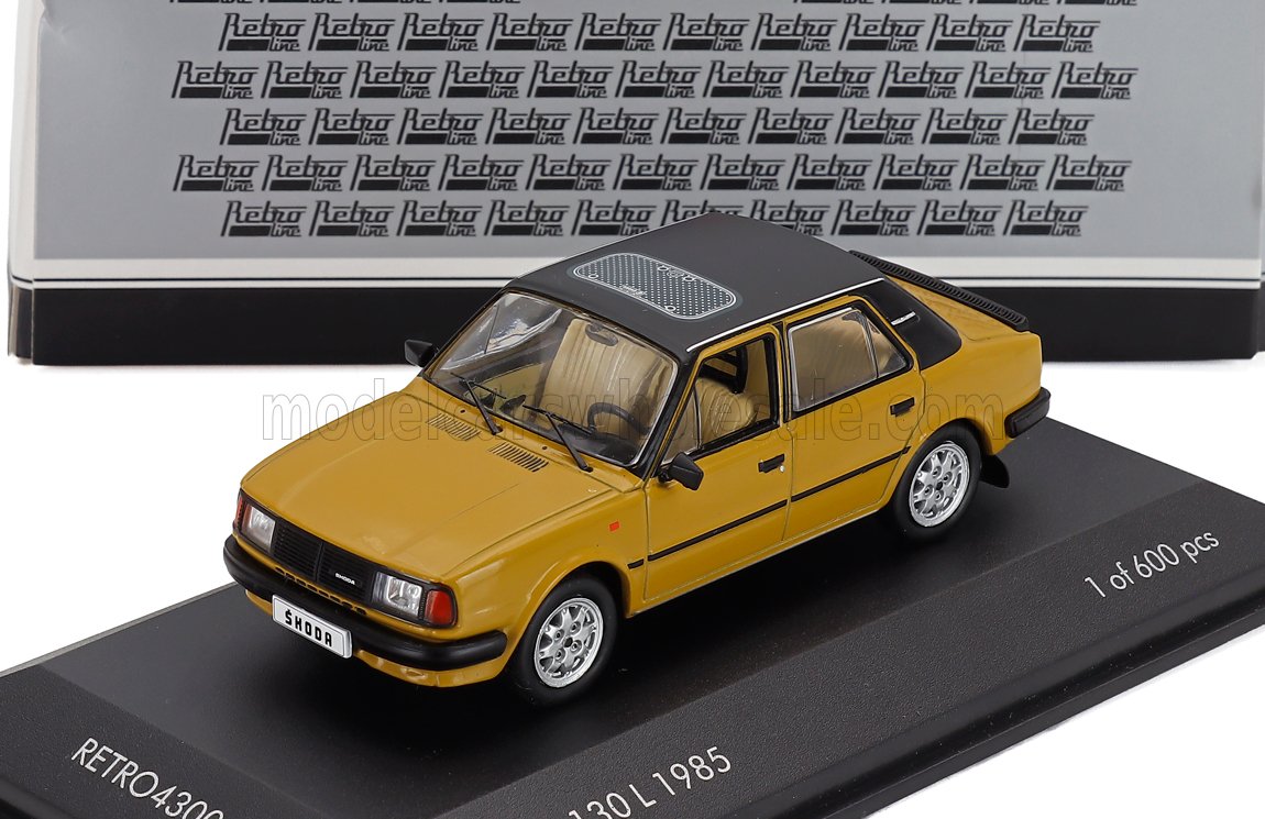 1:43 SKODA 130l (1985), gold - FOXRETRO43004