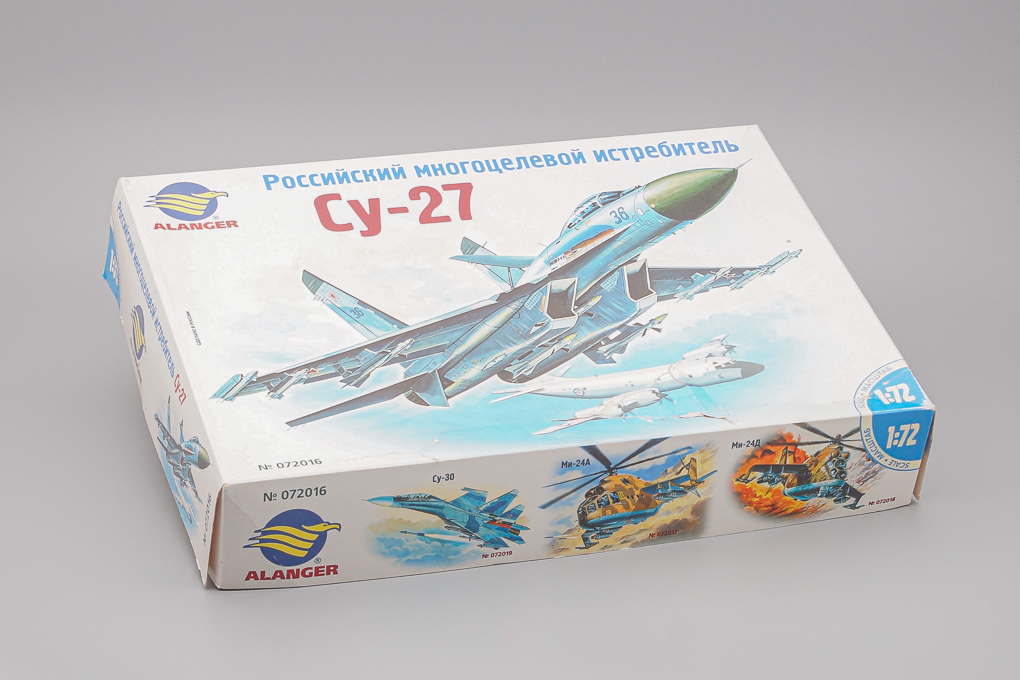 1:72 (Б/У) Сборная модель Сухой Су-27 - 72016-X2