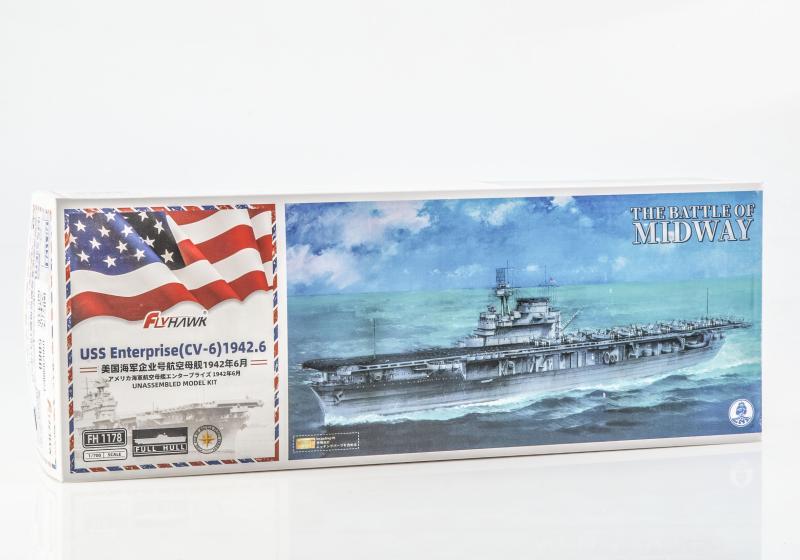 1:700 Сборная модель USS Enterprise 1942 - FH1178