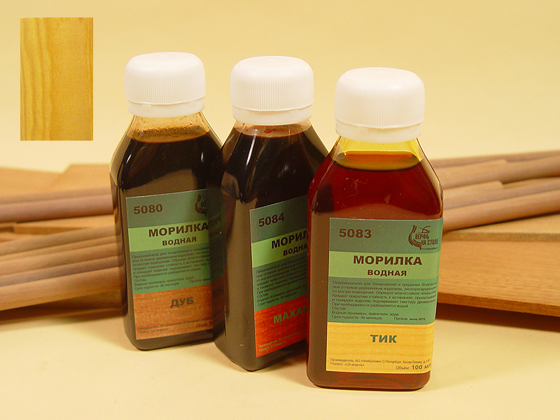 Морилка водная Тик, 100 мл - 5083