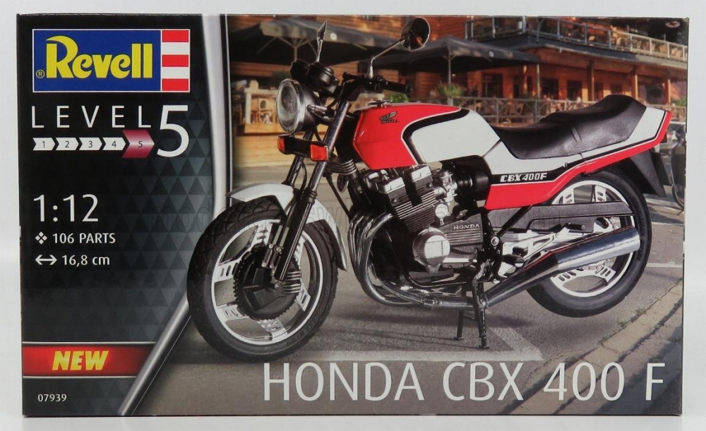 1:12 Сборная модель HONDA Cbx 400f (1982) (cm. 16.8), - 07939