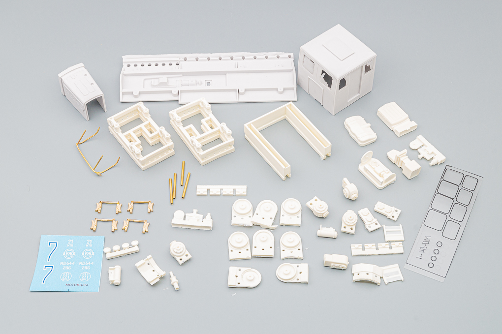 1:43 Сборная модель Мотовоз МД-54-4 - STM30K