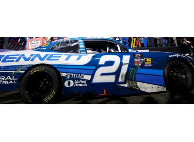 1:64 Chevrolet #21 Austin Hill * Bennett*, blue/white 2025 - W212565BENAUF