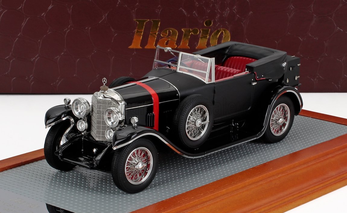 1:43 MERCEDES-BENZ 630k Sn35233 Sports Tourer Harrington Cabriolet Open (1927), Black Red - IL43203