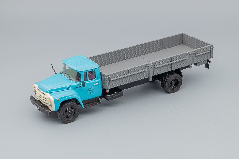 1:43 ЗИL 130ГУ бортовой, голубой / серый - ALF35