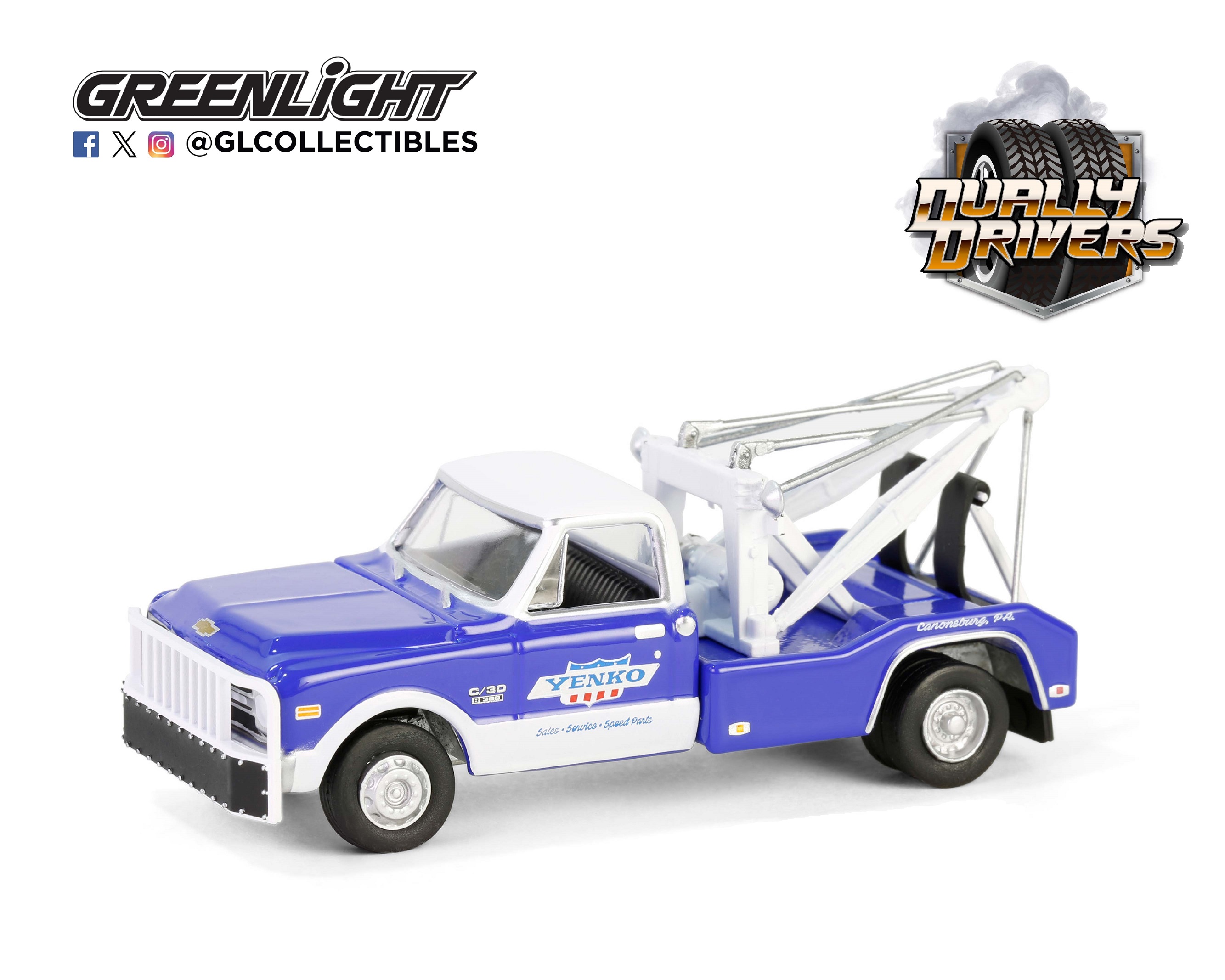 1:64 CHEVROLET C-30 эвакуатор 'Yenko' 1969 Blue/White - 46150A