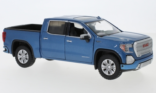 1:24 GMC Sierra 1500 Denali Crew Cab (2019), blue - MOM79362BLUE
