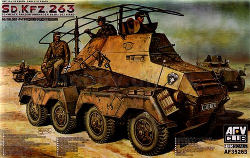 1:35 Сборная модель Schwerer Panzerfunkwagen Sd.Kfz.263 8-Rad Sd.Kfz.263 - AF35263