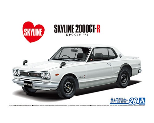 1:24 Сборная модель Nissan Skyline KPGC10 HT2000 GT-R 71 - 06106