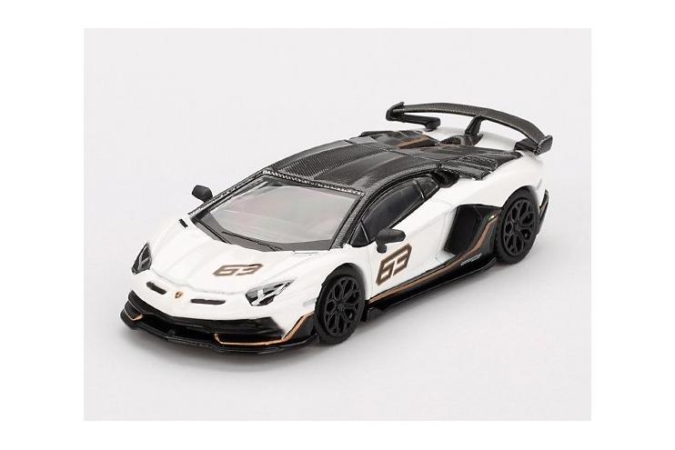 1:64 LAMBORGHINI Aventador SVJ 63 RHD, white - MGT00842RHD