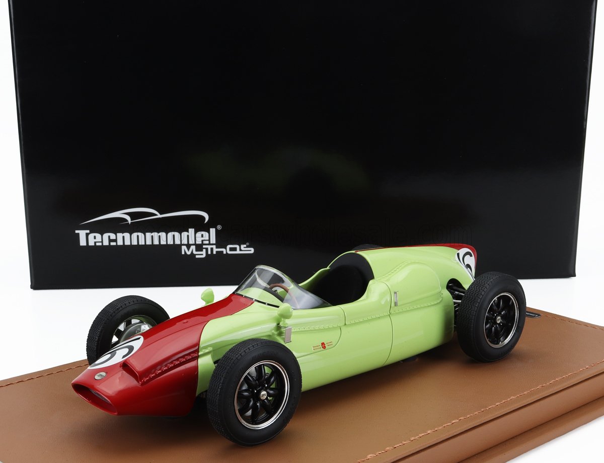 1:18 COOPER F1  T51 №16 Monaco Gp (1960) Chris Bistrow, Light Green Red - TM18-298D